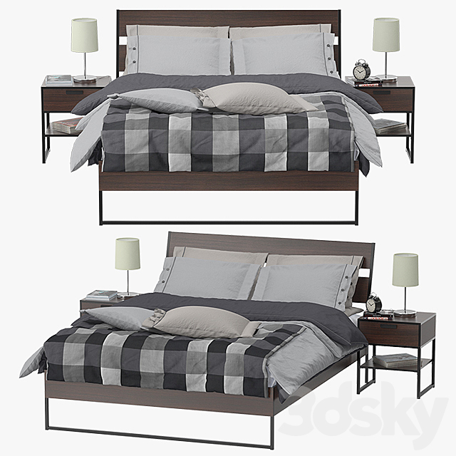 Ikea Trysil Bed 3d Models, Ikea Trysil Bed Frame Replacement Parts