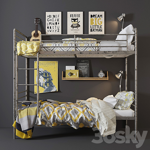 Industrial Steel Pipe From Restoration, Hardware For Metal Bunk Beds