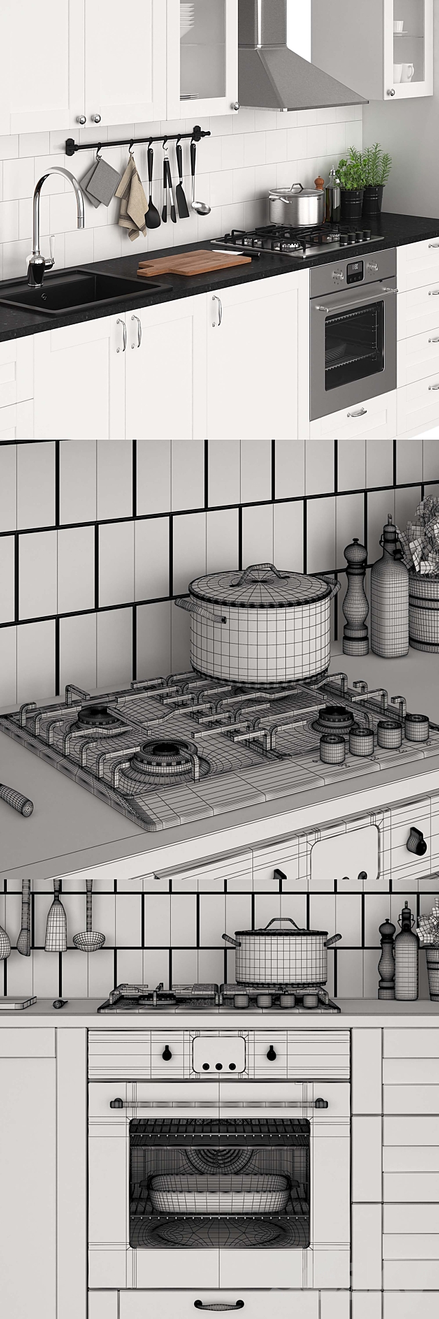 3d Models Kitchen Ikea Metod Savedal