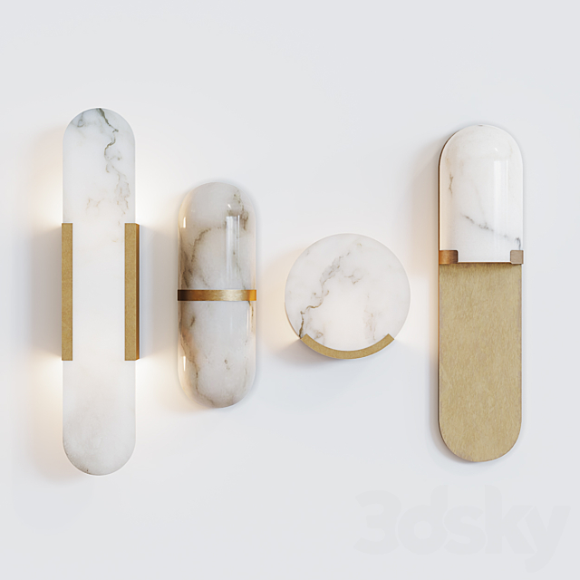 3d Models Wall Light Melange Sconce Collection With rounded angles and thoughtful detailing, the clout sconce is versatile for both modern to traditional homes, and three metal finishes allow you to make just the right statement. 3d models wall light melange sconce