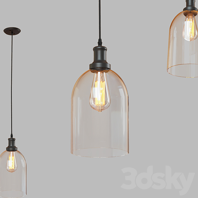 Sanyi Bell glass pendant lamp \\ Glass 