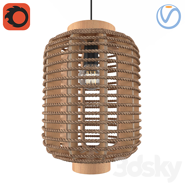 3d Models Chandelier Hanging Lamp Chinese Lantern