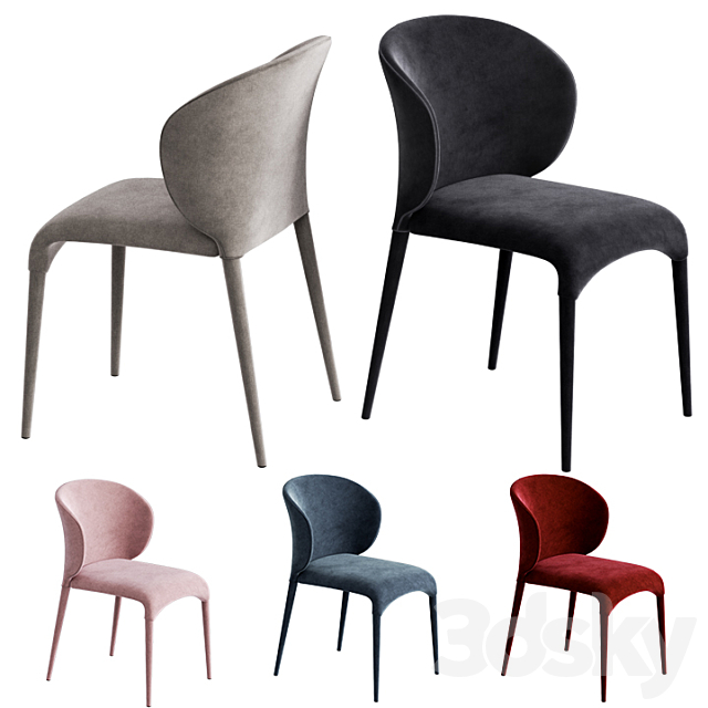 3d Models Chair Coco Republic Remy Dining Chair