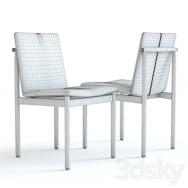 3d Models Chair West Elm Framework Dining Chair