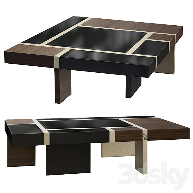 Hudson Coffee Table - Hudson Square Coffee Table France Son - Product is made of medium fiber board construction;