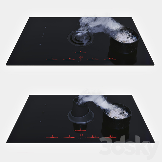 3d Models Kitchen Appliance Elica Nikolatesla Upside Hob