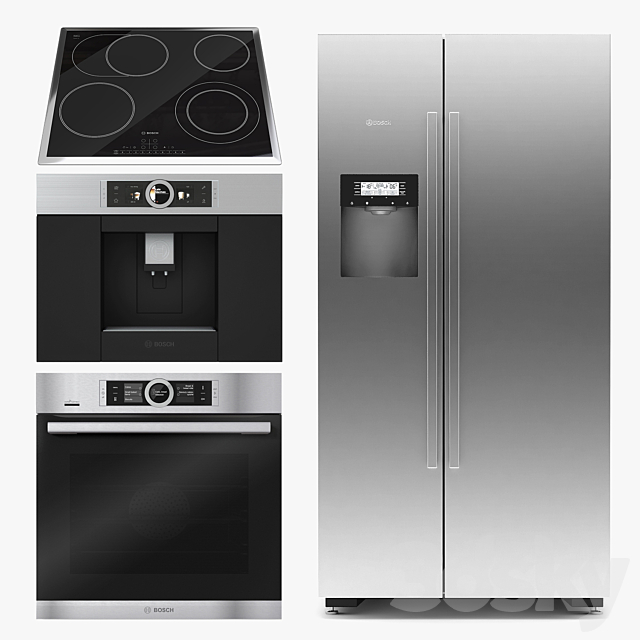 3d models kitchen appliance bosch