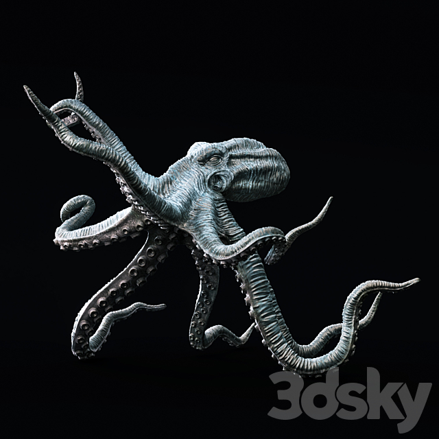 Octopus Sculpture 3d Models