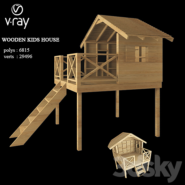 wood kid house