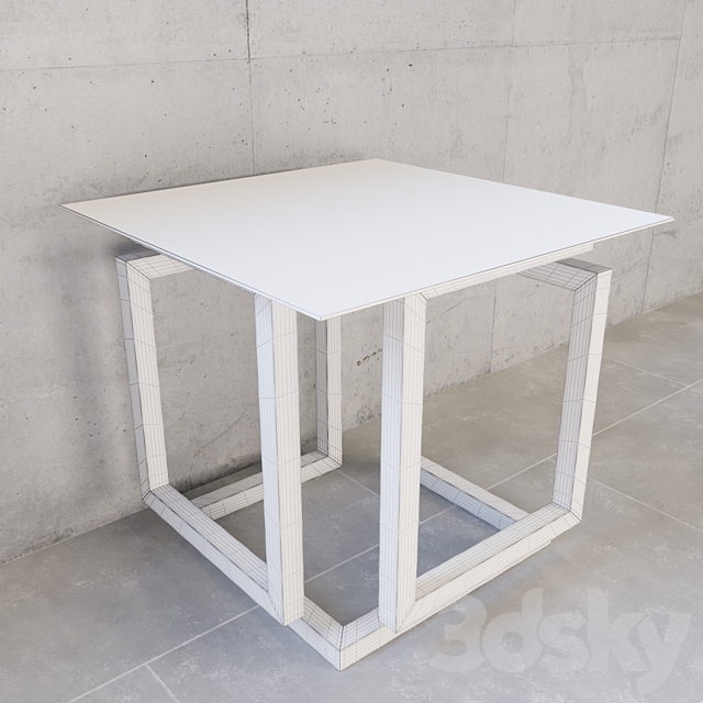 3d models Table Infinity cube