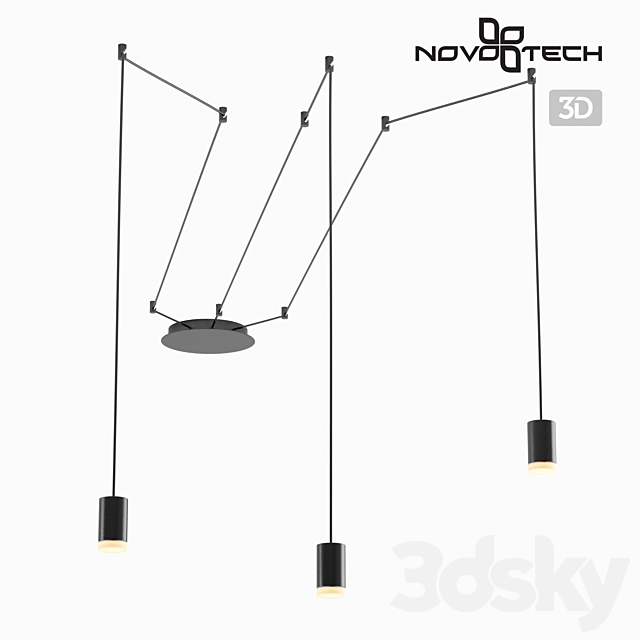 Surface mounted LED lamp NOVOTECH 357936 WEB - Pendant light - 3D Models