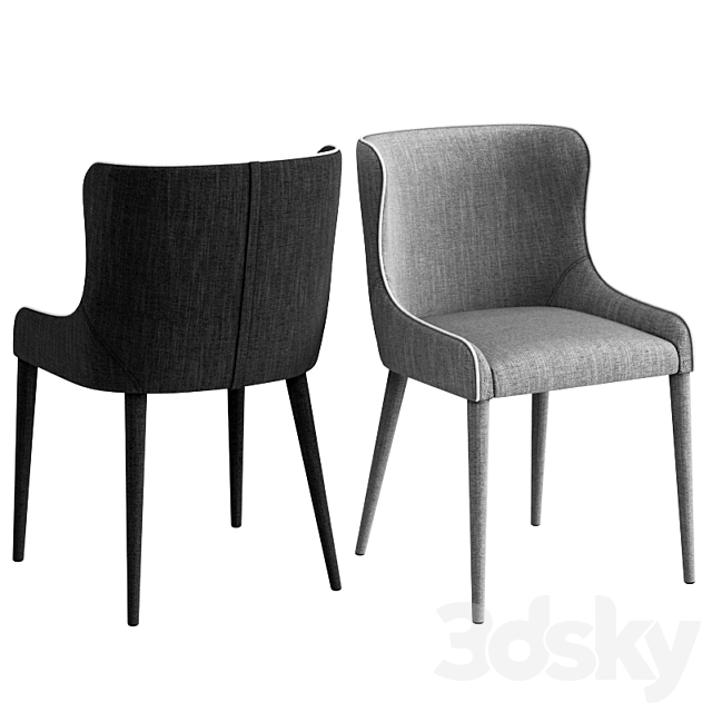 3d Models Chair Coco Republic Markson Dining Chair