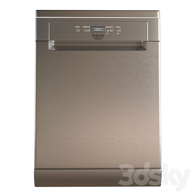 3d models: Kitchen appliance - Dishwasher HOTPOINT ARISTON