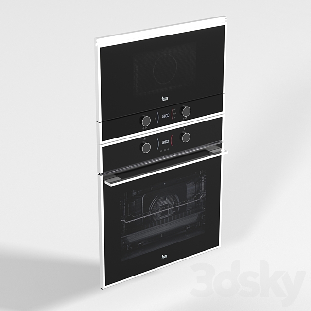 3d models: Kitchen appliance - Teka - Oven HLB840 ...