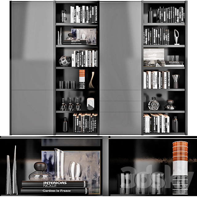 3d Models Wardrobe Display Cabinets Boconcept Set 11