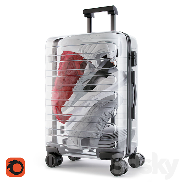 Xiaomi luggage transparent clearance