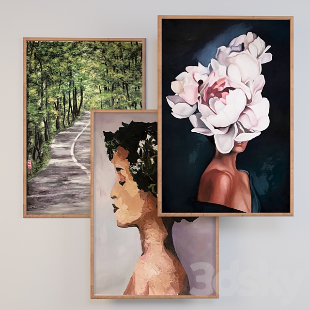 Download 3d Models Frame Painting Frame