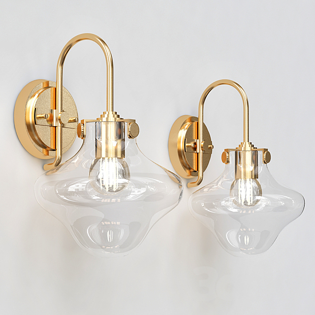 Globe Wall Sconce Wall light 3D Models