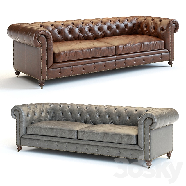 Restoration Hardware Kensington Leather, Refurbishing Leather Furniture