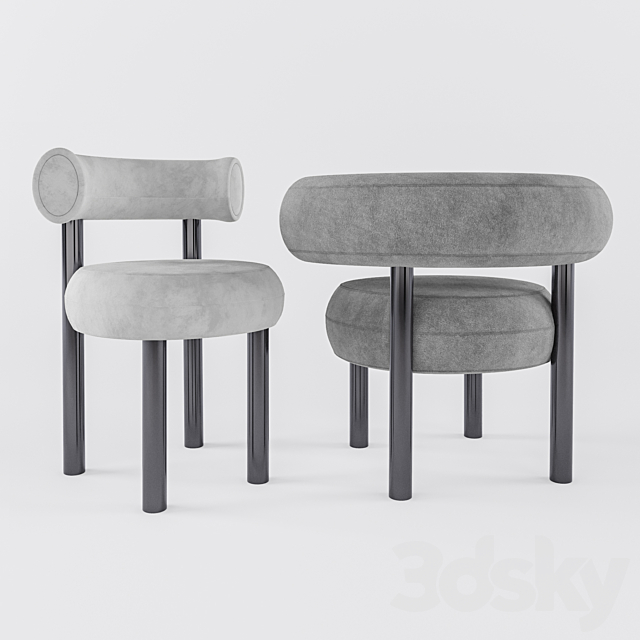 3d Models Chair Tom Dixon Fat Chairs