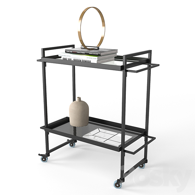 3d Models Table Om Kristina Dam Bauhaus Trolley