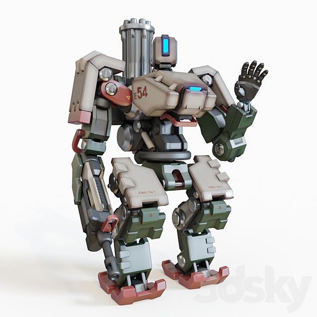 3d models Toy Overwatch bastion toy