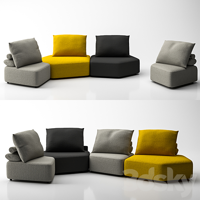 3d Models Sofa Matacao Modular Sofa