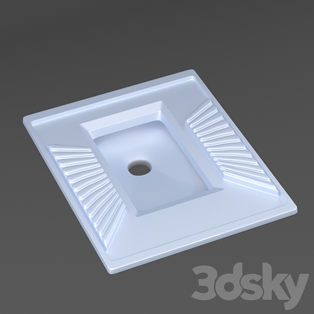 3d Models Toilet And Bidet Squat Toilet