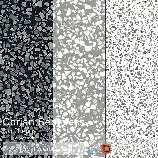 3d Models Stone Dupont Corian Kitchen Countertops Terrazzo