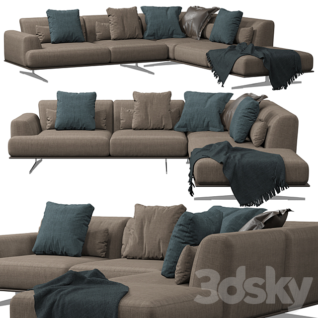 3d Models Sofa Sofa Max Divani Albachiara