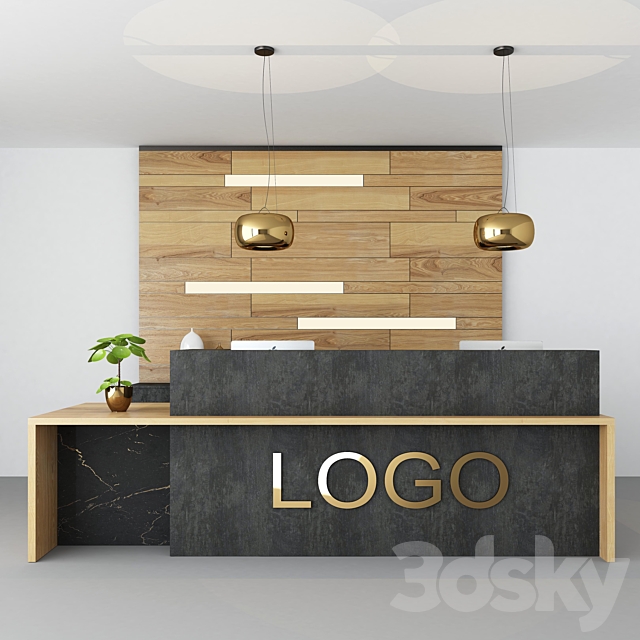 3d Models Office Furniture Reception