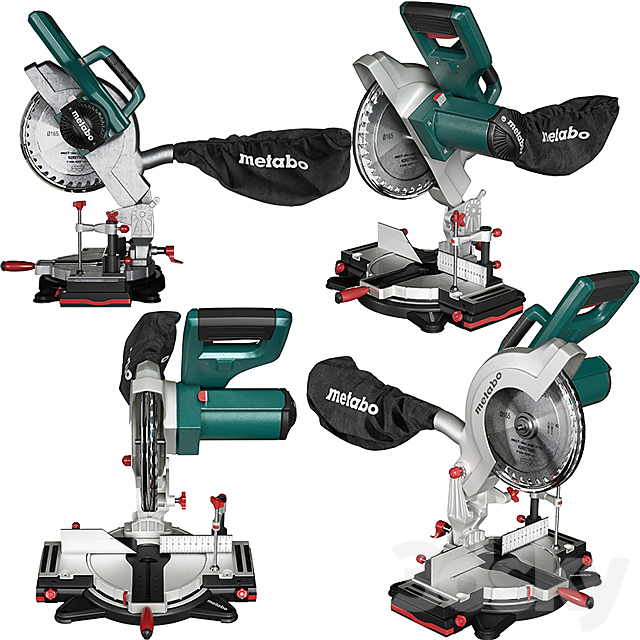 3d Models Miscellaneous Miter Saw Metabo