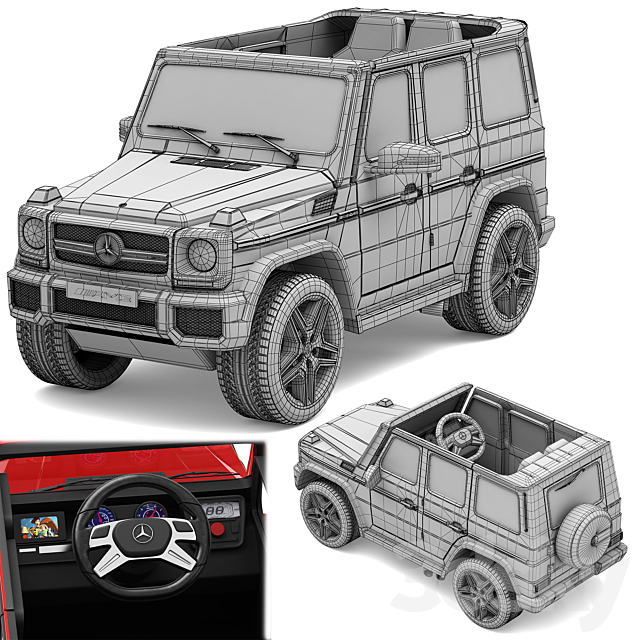 Как собрать электромобиль мерседес g65 amg