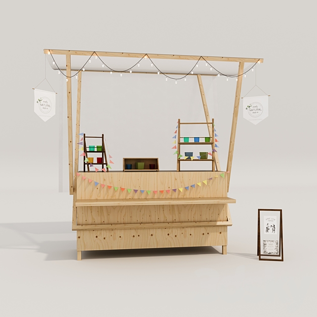 3d Models Shop Shopping Kiosk
