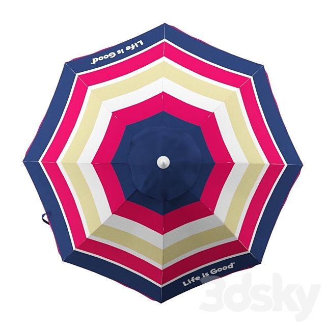 life is good beach umbrella