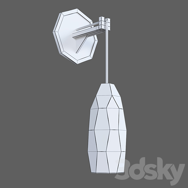 3d Models Wall Light Jonathan Browning Chatelet Sconce