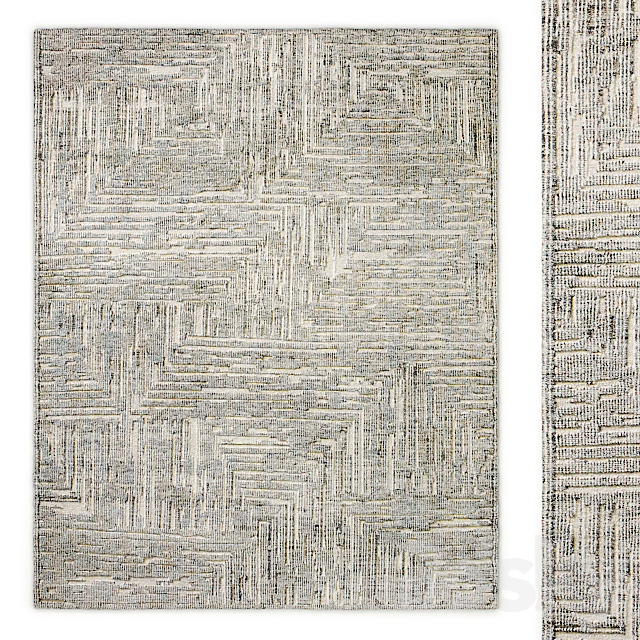 Labirinto HandKnotted Wool Rug RH Carpets 3D Models