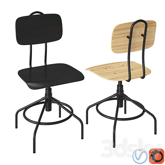 3d Models Office Furniture Ikea Kullaberg