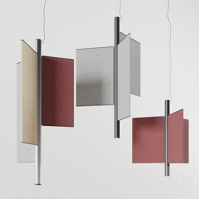 3d Models Chandelier Luceplan Trypta