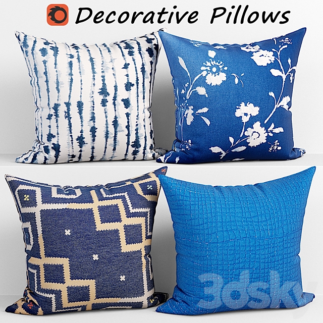 3d Models Pillows Decorative Pillows Set 429 Ikea