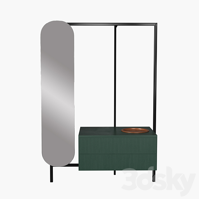 3d Models Sideboard Chest Of Drawer Novamobili Easy Clothes Rail And Drawers