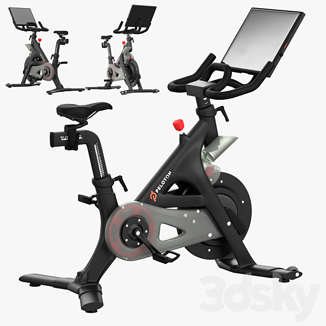 peloton bike 3d model