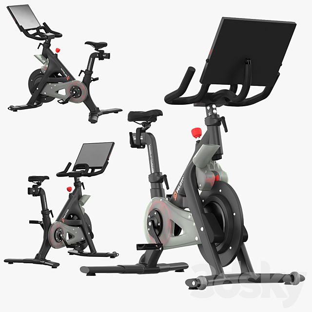 peloton bike 3d model