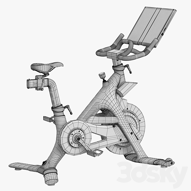 peloton bike 3d model