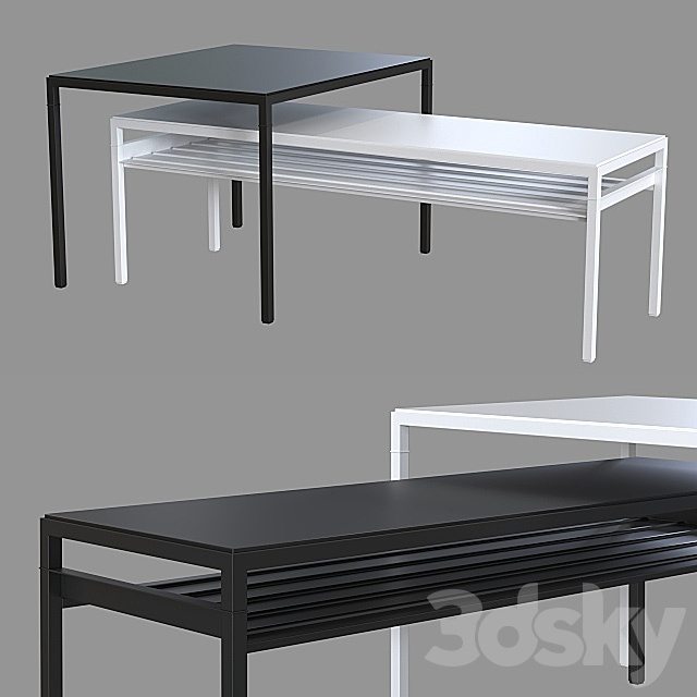 3d Models Table Coffee Tables Ikea Nyboda