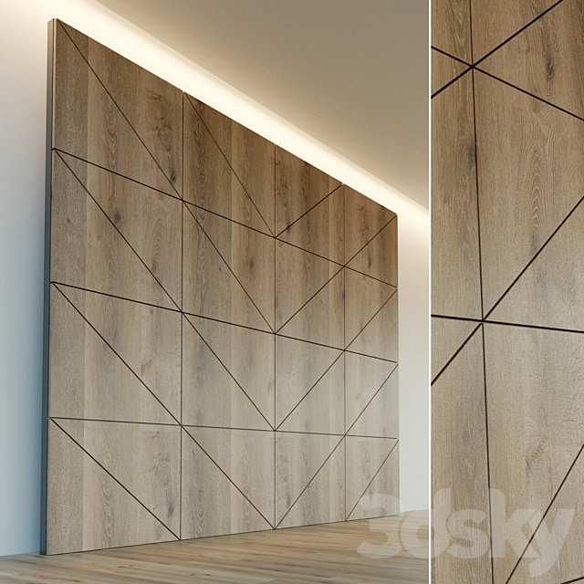 3d Models 3d Panel Wall Panel Made Of Wood Decorative Wall 21