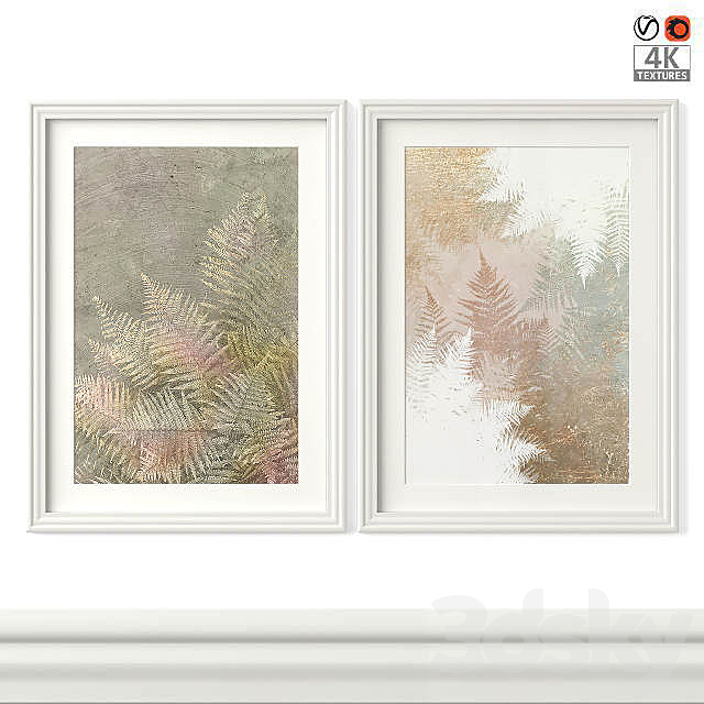 3d Models Frame Ikea Edsbruk Poster Set 04