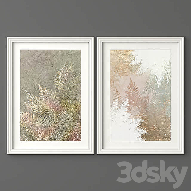 3d Models Frame Ikea Edsbruk Poster Set 04