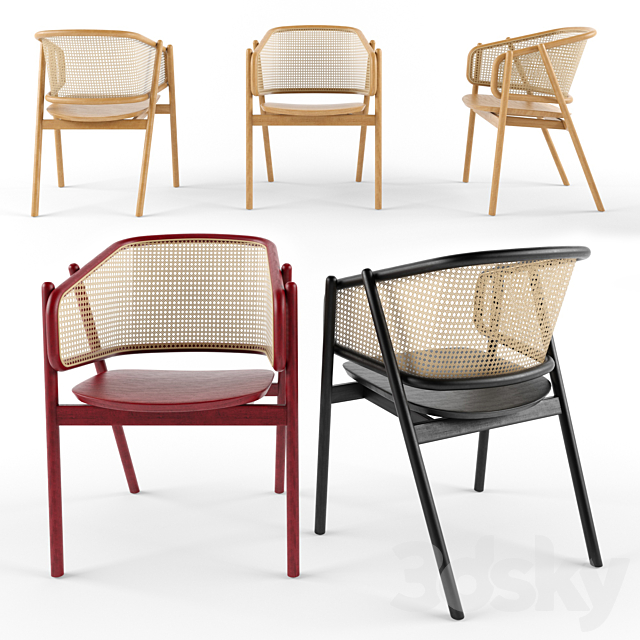 3d Models Chair Cane Chair 01 By Cane Collection