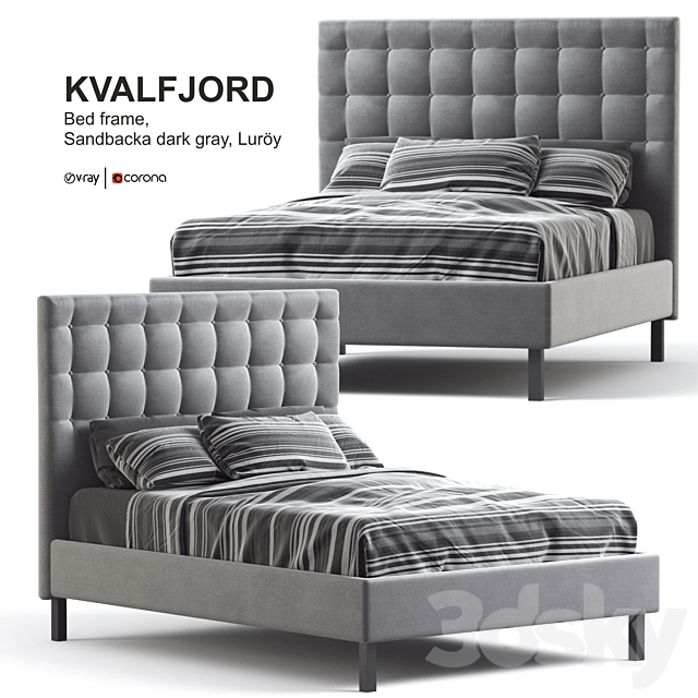 3d Models Bed Ikea Kvalfjord Bed Frame Sandbacka Dark Gray Luroy Standard King,Baggage Allowance United Airlines Basic Economy